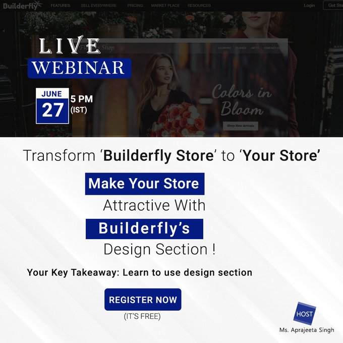 We have an amazing news to share with you. Builderfly is organizing its next webinar session on 27th June 2020, at 5 PM (IST). The theme of the webina
